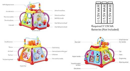 Buy Hola Activity Pyramid With Music Light & Games | Yallatoys.com