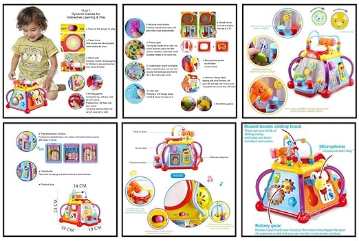 Buy Hola Activity Pyramid With Music Light & Games | Yallatoys.com