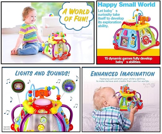 Buy Hola Activity Pyramid With Music Light & Games | Yallatoys.com
