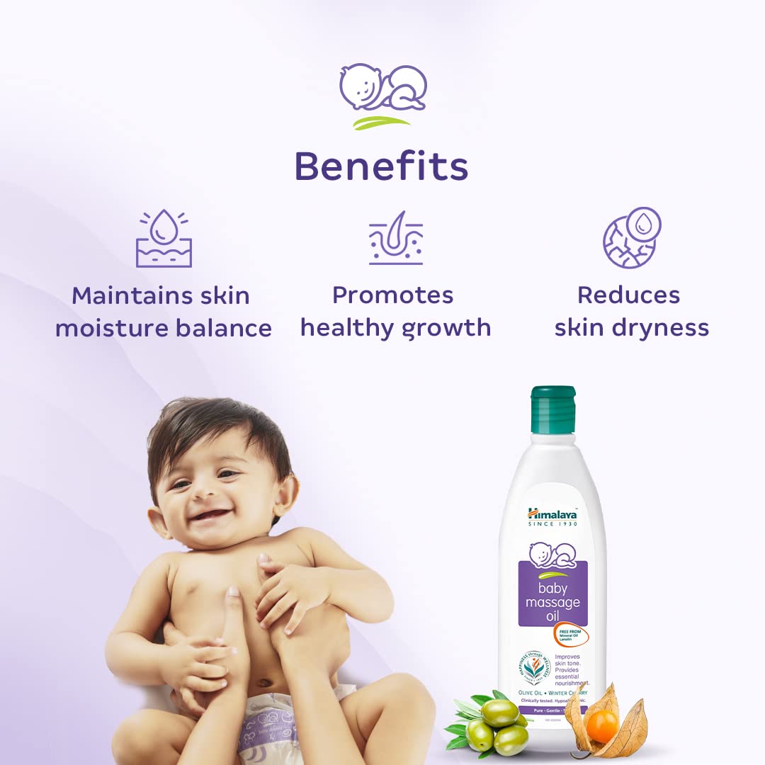Himalaya Baby Massage Oil 200ml Himalaya Yallatoys