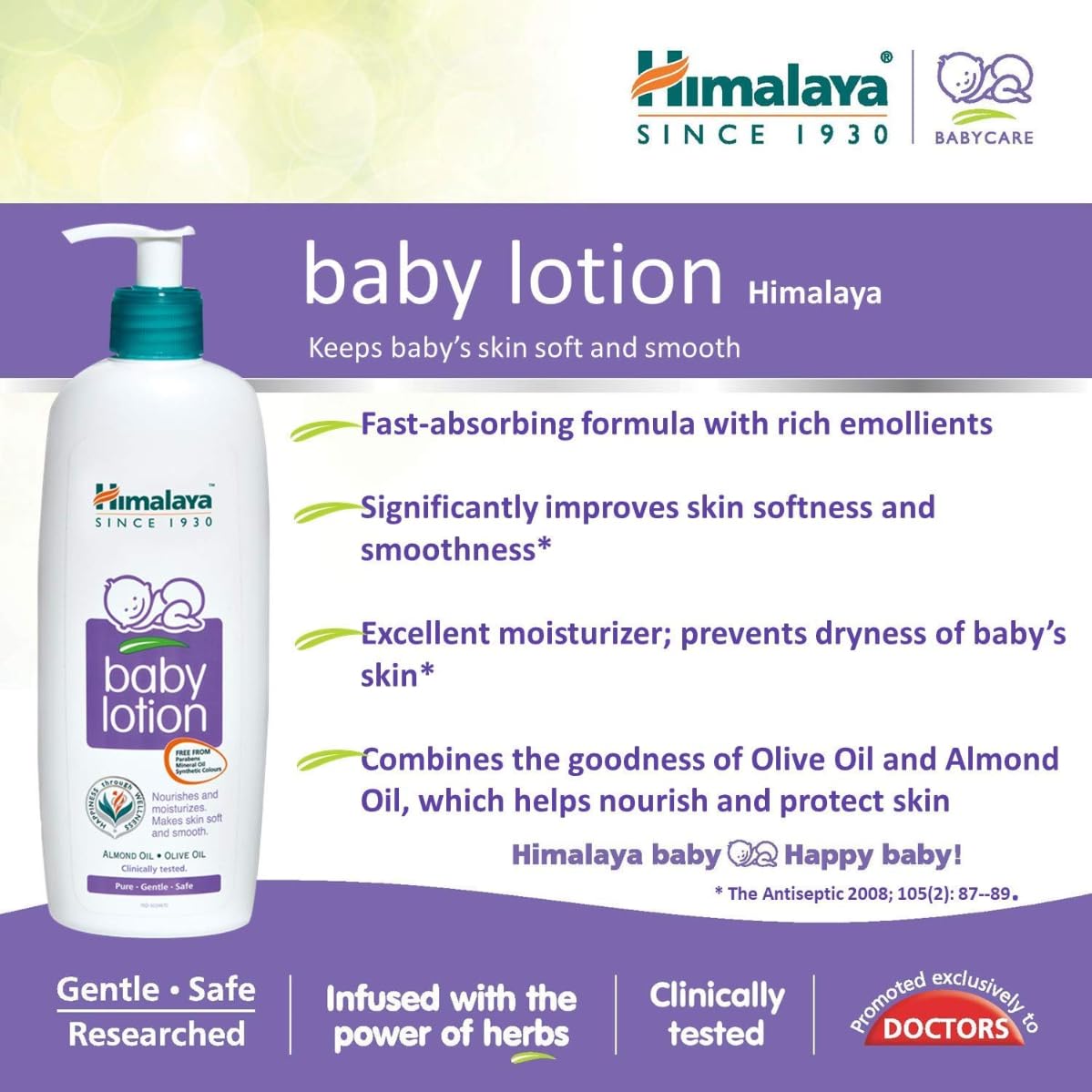 Himalaya Baby Lotion 400ml Himalaya Yallatoys