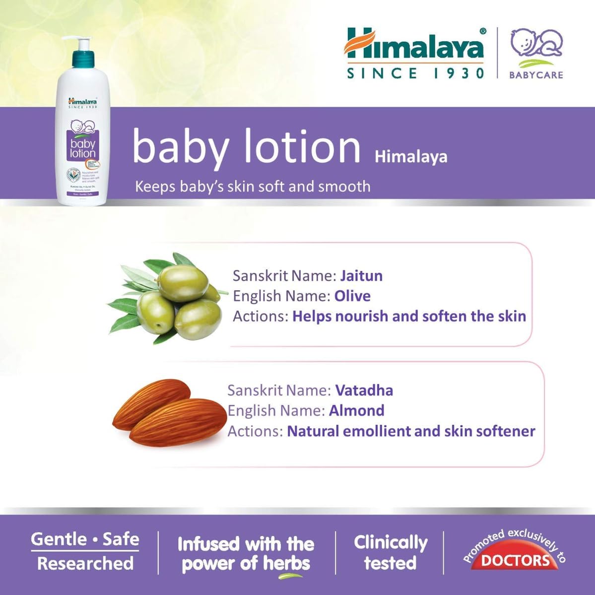 Himalaya Baby Lotion 400ml Himalaya Yallatoys