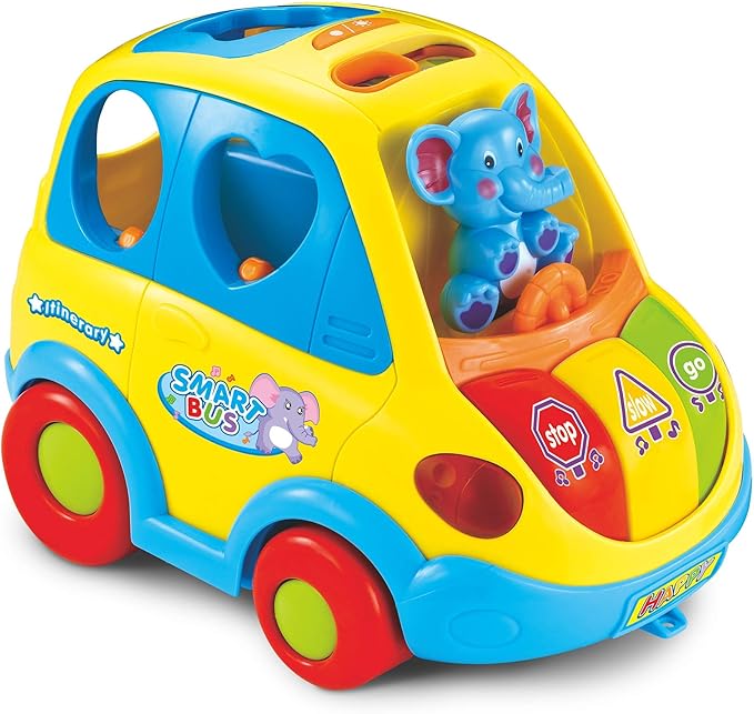 Buy Hola Clever Coupe Educational Smart Bus Toy for Kids | Yallatoys.com