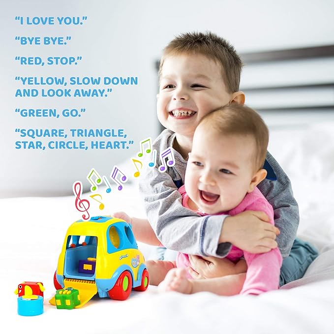Buy Hola Clever Coupe Educational Smart Bus Toy for Kids | Yallatoys.com