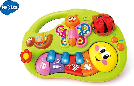 Buy Hola Smiley Face Fun Keyboard with Music & Light | Yallatoys.com