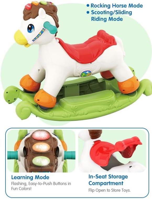 Buy Hola 2 In 1 Rocking & Riding Pony | Yallatoys.com