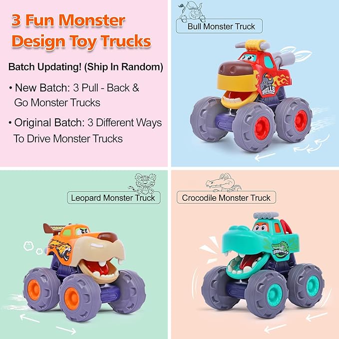 Buy Hola Monster Truck Gift Set (Sold Separately Subject To Availability) | Yallatoys.com