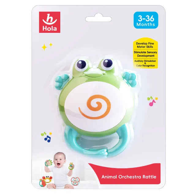 Buy Hola Frog Orchestra Rattle Baby Teether | Yallatoys.com