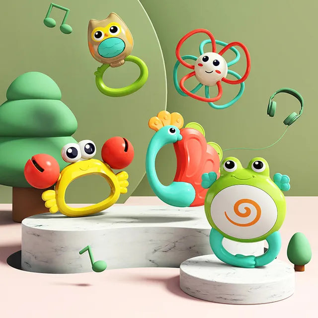 Buy Hola Crab Orchestra Rattle Baby Teether | Yallatoys.com
