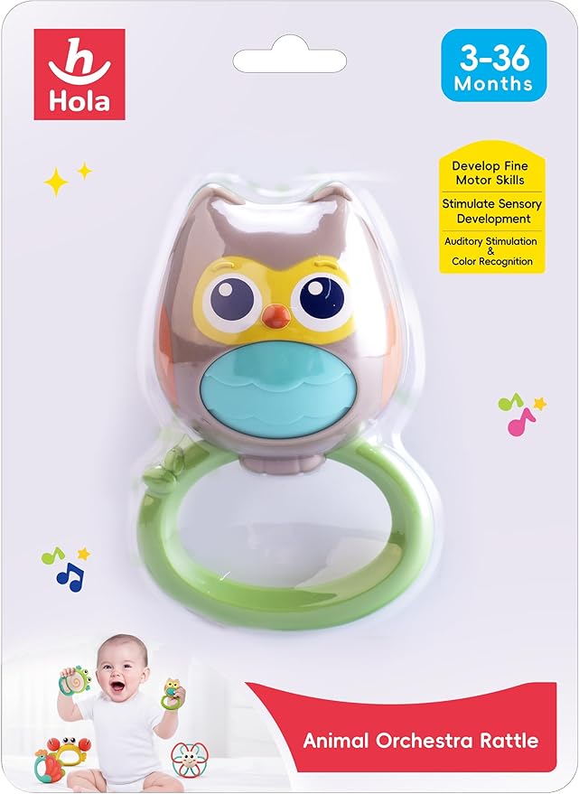 Buy Hola Owl Orchestra Rattle  | Yallatoys.com
