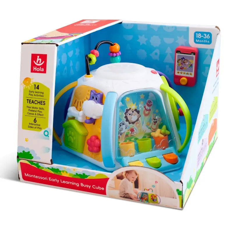 Buy Hola Montessori Early Learning Busy Cube | Yallatoys.com