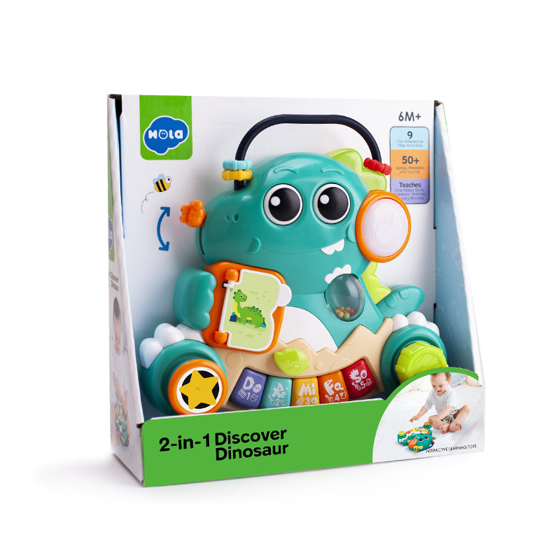 Buy Halo 2 In 1 Musical Discovery Dinosaur Toy | Yallatoys.com