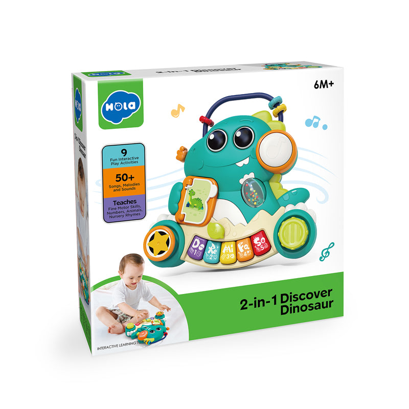 Buy Halo 2 In 1 Musical Discovery Dinosaur Toy | Yallatoys.com