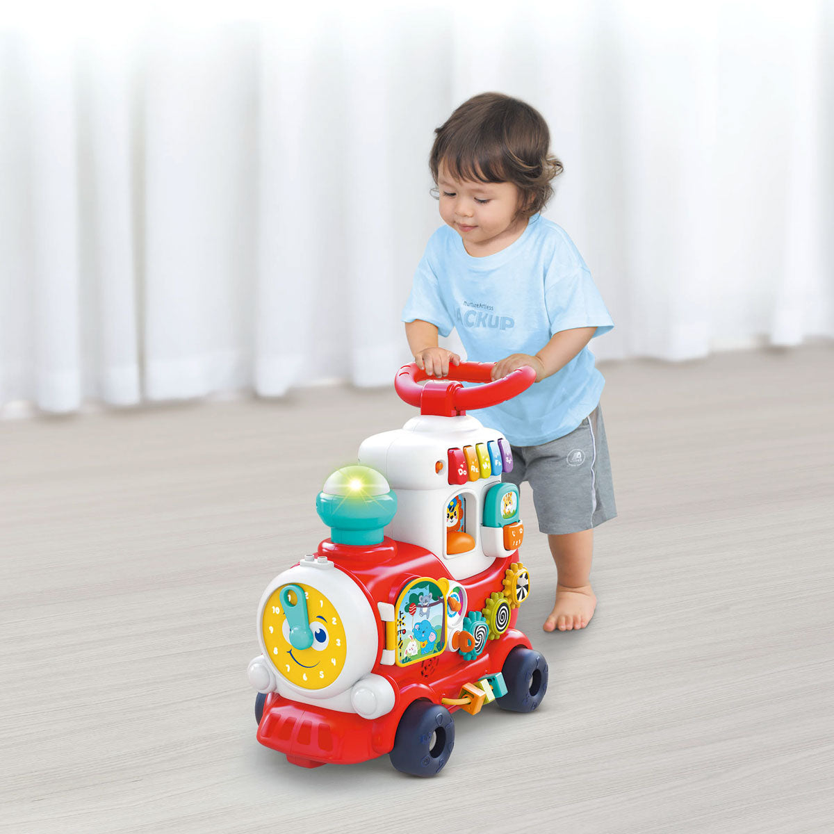 Buy Hola 4 In 1 Smart Learning Push & Ride Train | Yallatoys.com