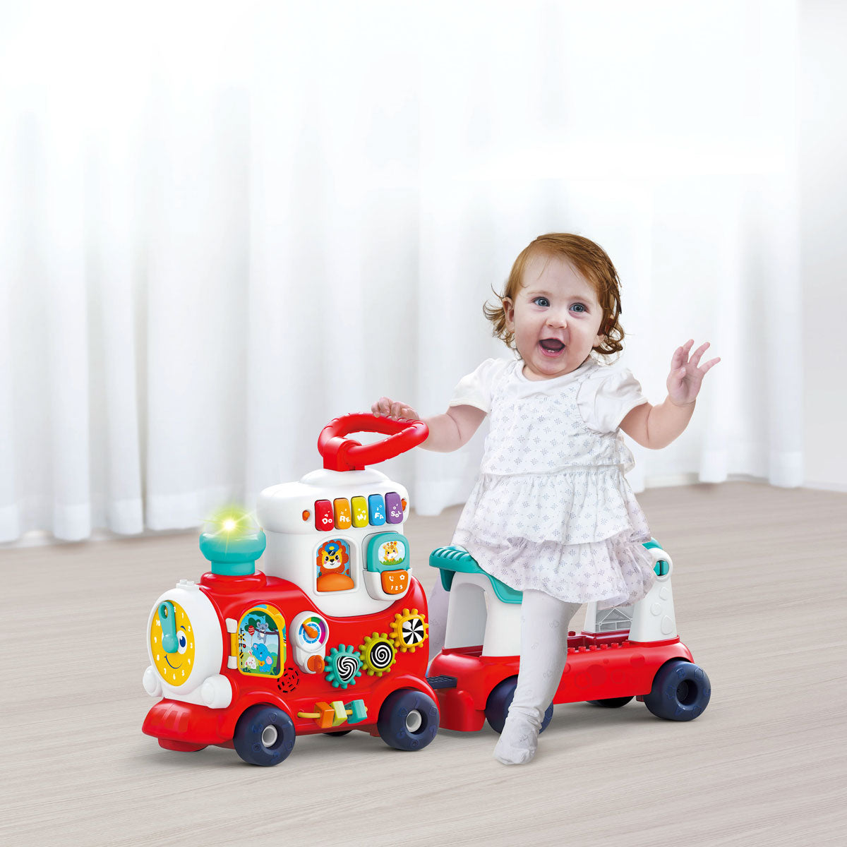 Buy Hola 4 In 1 Smart Learning Push & Ride Train | Yallatoys.com