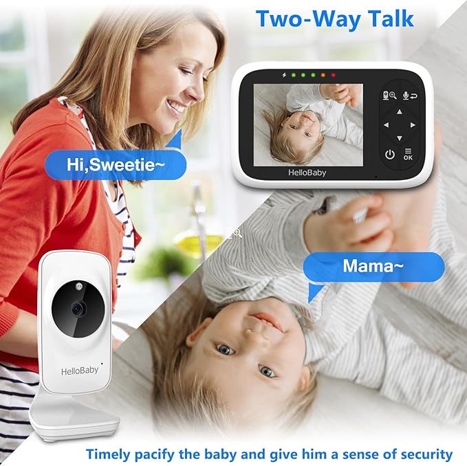 Hello Baby 3.2 Lcd Digital Video Baby Monitor Hello Baby Yallatoys