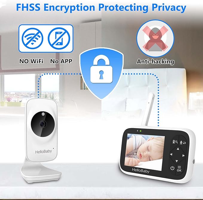 Hello Baby 3.2 Lcd Digital Video Baby Monitor Hello Baby Yallatoys