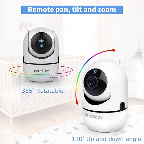 Hello Baby 3.2 Lcd Video Baby Monitor With Remote Camera Pan Tilt Zoom Hello Baby Yallatoys