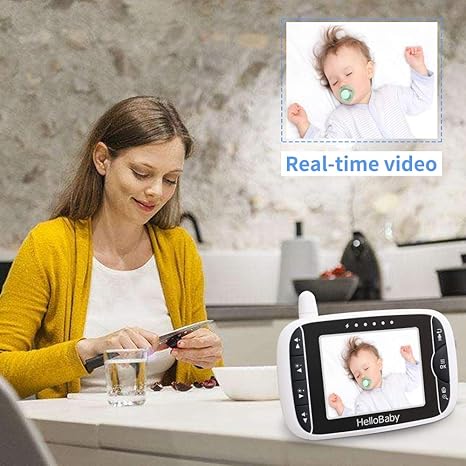 Hello Baby 3.2 Lcd Video Baby Monitor With Remote Camera Pan Tilt Zoom Hello Baby Yallatoys
