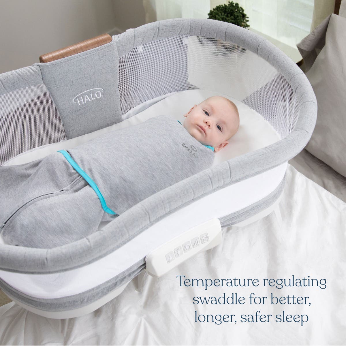Halo Sleep Sack Ideal Temp Swaddle 0-3m Halo Yallatoys
