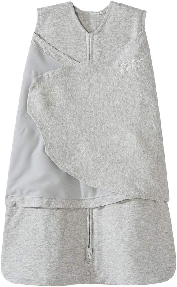 Halo Sleep Sack Swaddle 1.5 Tog Cotton Heather Grey 3-6m Halo Yallatoys