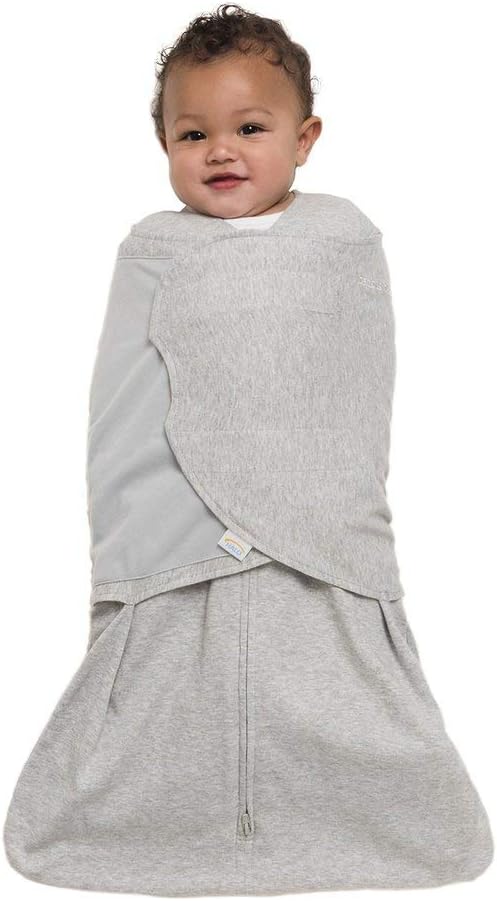 Halo Sleep Sack Swaddle 1.5 Tog Cotton Heather Grey 3-6m Halo Yallatoys
