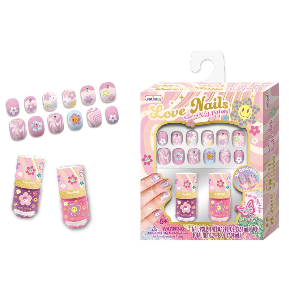 Buy Hot Focus Love Nails and Scented Nail Polish Set | Yallatoys.com