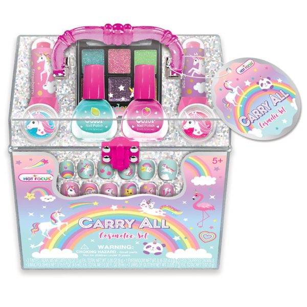 Buy Hot Focus Rainbow Carryall Cosmetic Set Makeup | Yallatoys.com