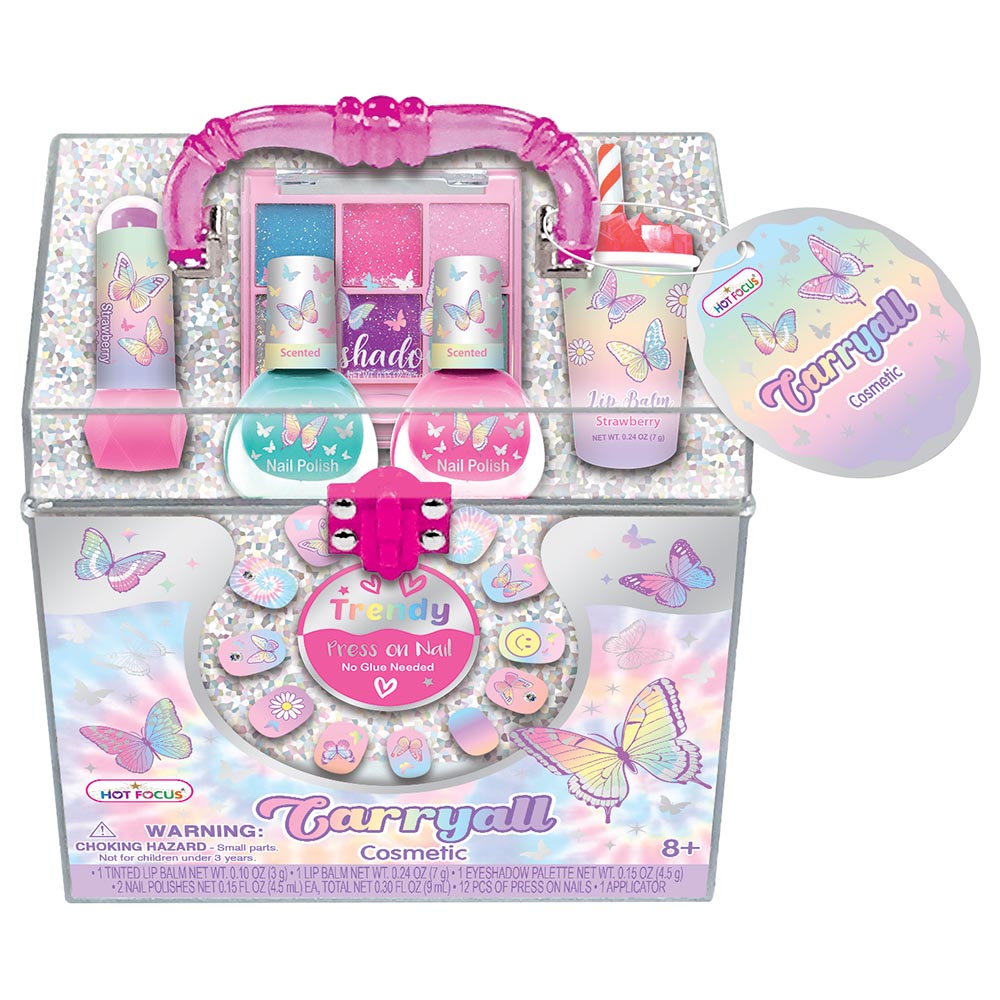 Buy Hot Focus Tye Die Butterfly Carryall Cosmetic Set | Yallatoys.com