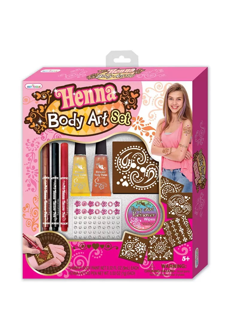 Buy Hot Focus Henna Body Art Tattoo Set | Yallatoys.com