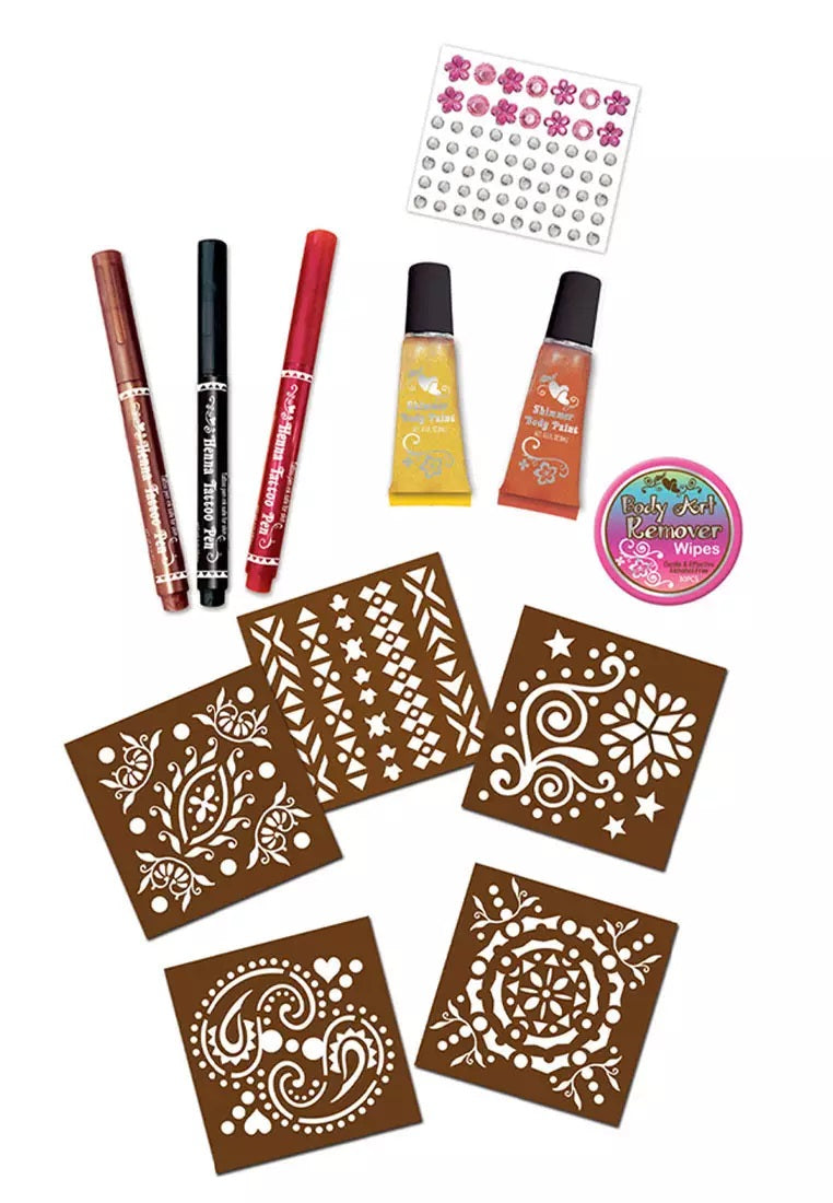 Buy Hot Focus Henna Body Art Tattoo Set | Yallatoys.com