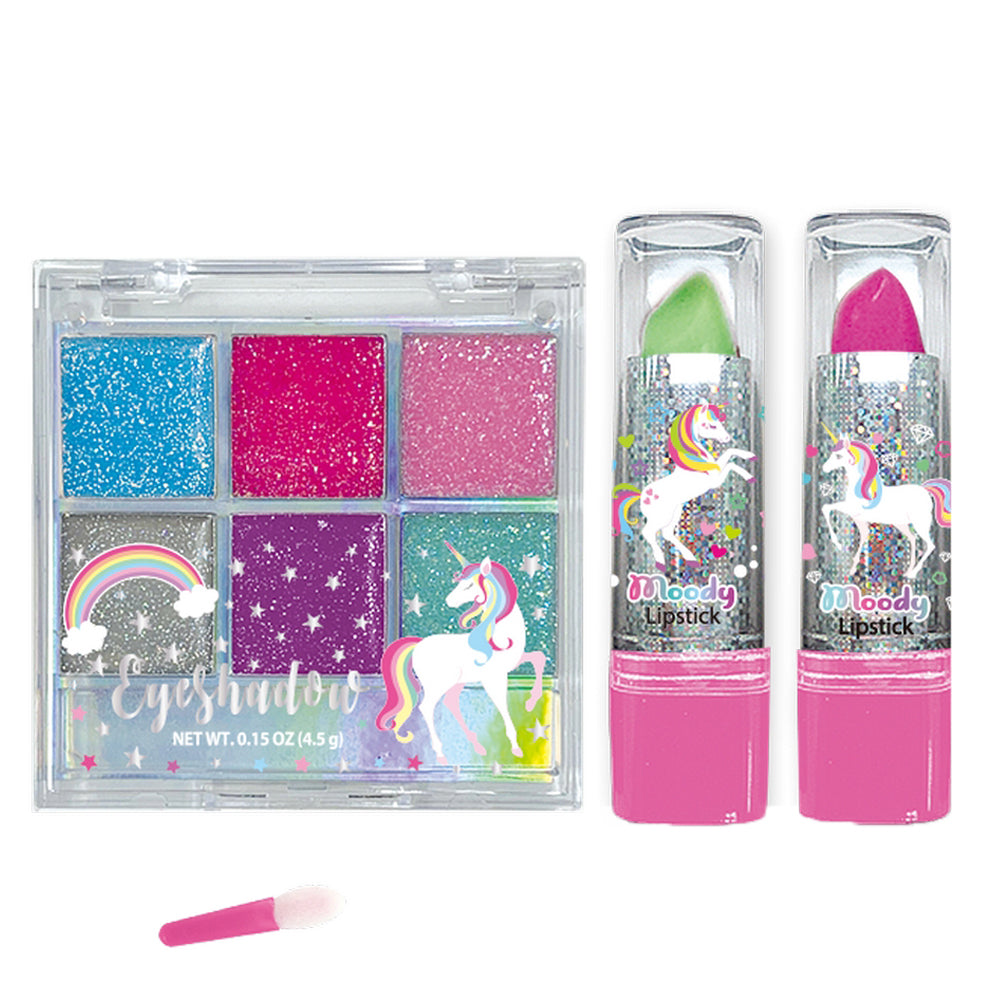 Buy Hot Focus Sparkling Eyeshadow And Moody Lipstick Unicorn | Yallatoys.com