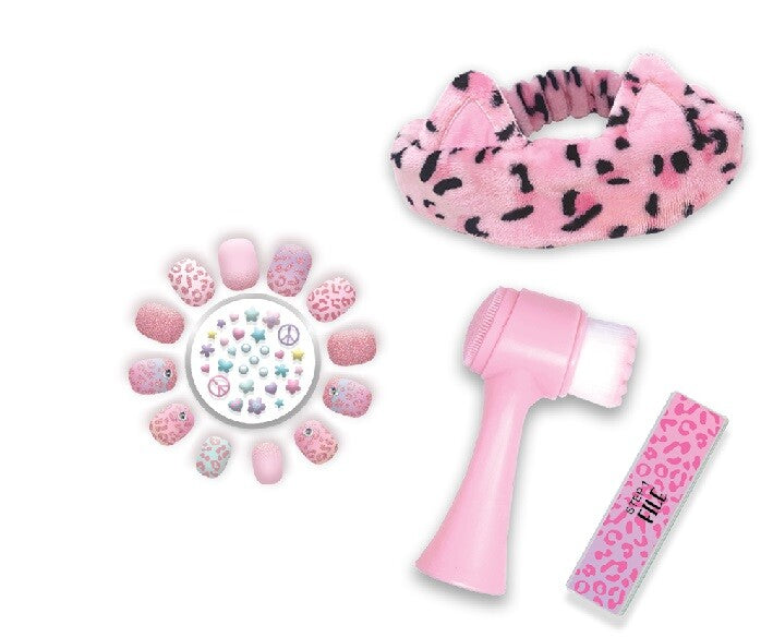 Buy Hot Focus Leopard Beauty SPA Facial & Nail Set | Yallatoys.com
