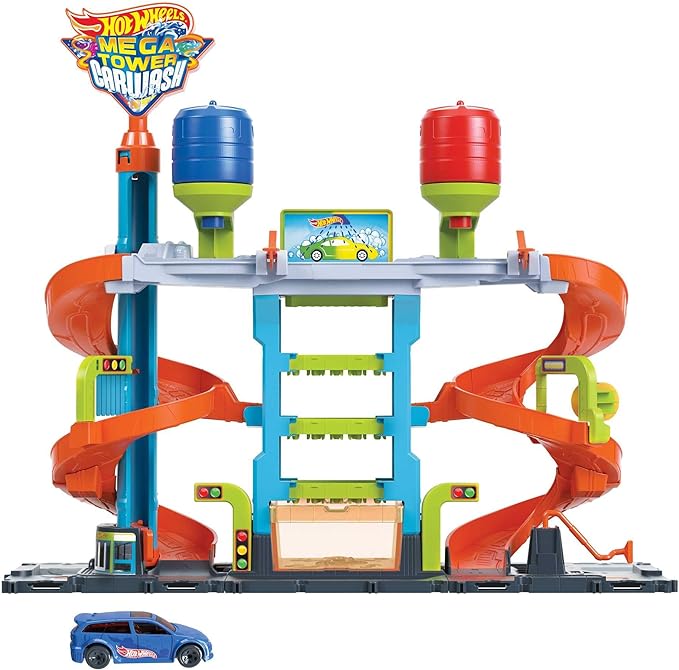 Buy Hot Wheels City Mega Tower Car Wash | Yallatoys.com