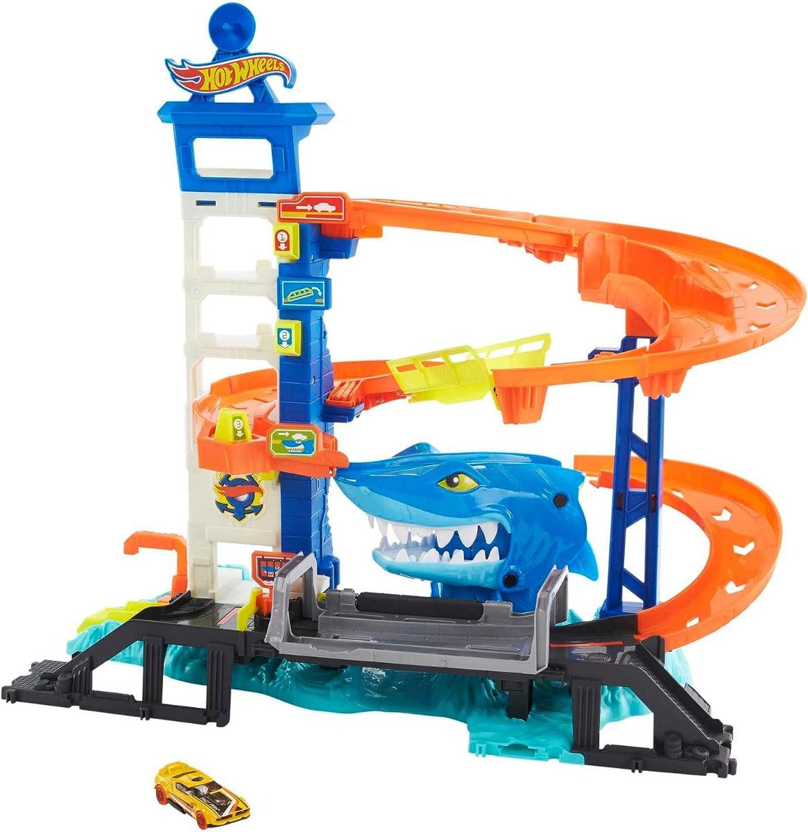 Buy Hot Wheels Attacking Shark Escape Playset | Yallatoys.com