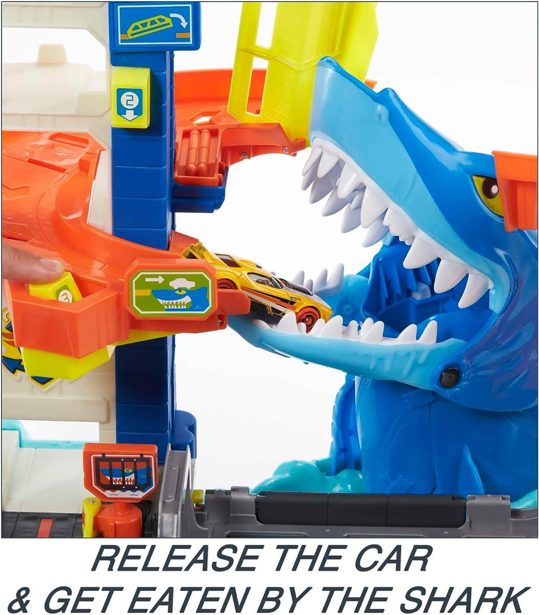 Buy Hot Wheels Attacking Shark Escape Playset | Yallatoys.com