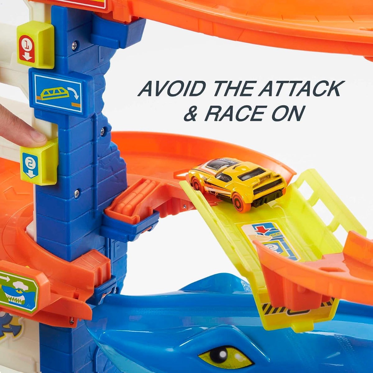 Buy Hot Wheels Attacking Shark Escape Playset | Yallatoys.com