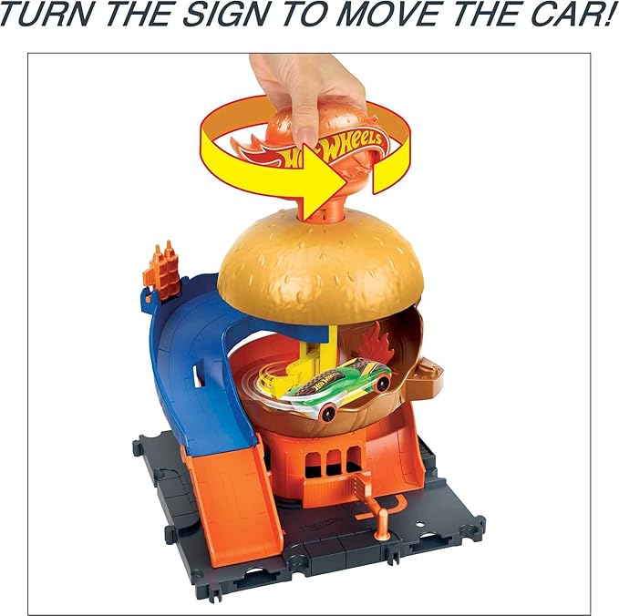 Buy Hot Wheels City Downtown Burger Blitz Playsets | Yallatoys.com