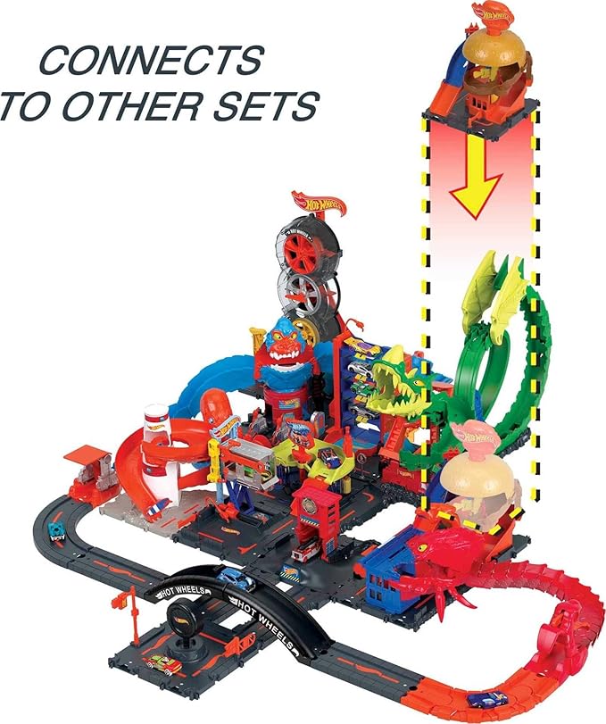 Buy Hot Wheels City Downtown Burger Blitz Playsets | Yallatoys.com