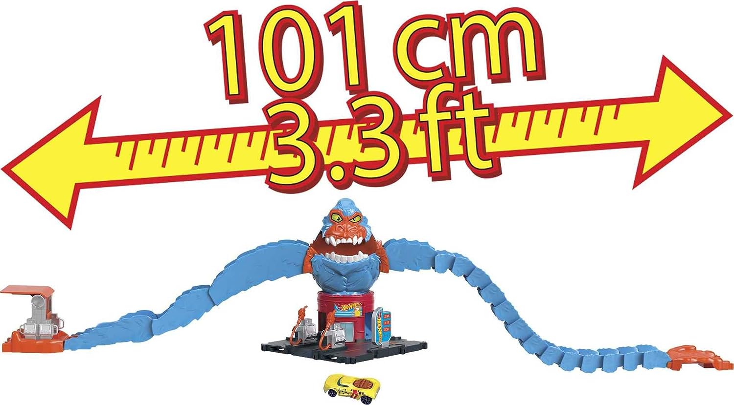 Buy Hot Wheels Track Set City Wreck & Ride Gorilla with 1 Car | Yallatoys.com