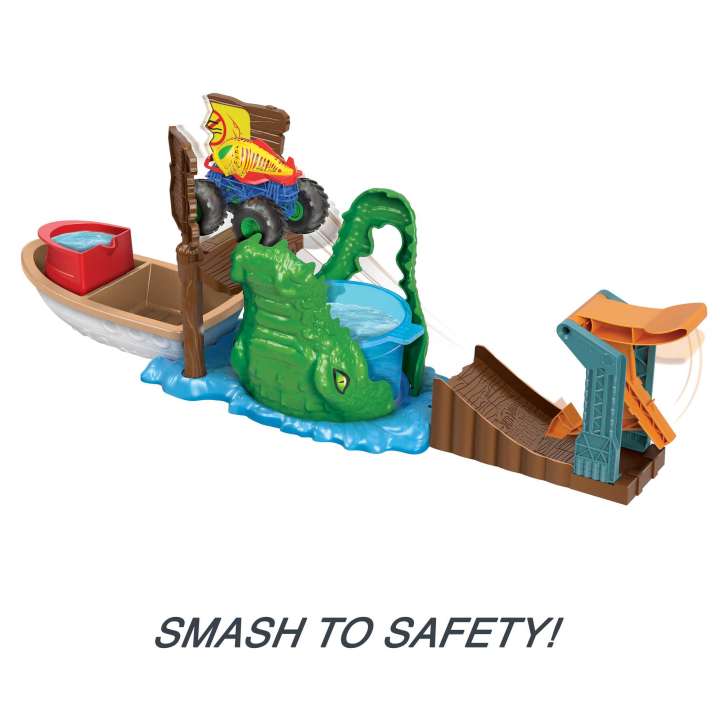 Buy Hot Wheels Monster Trucks Color Shifters Playset | Yallatoys.com