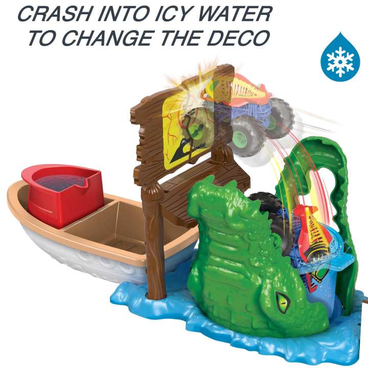 Buy Hot Wheels Monster Trucks Color Shifters Playset | Yallatoys.com