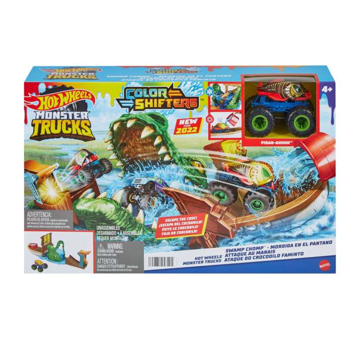Buy Hot Wheels Monster Trucks Color Shifters Playset | Yallatoys.com