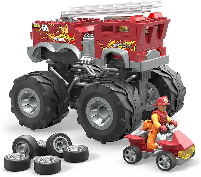 Buy Hot Wheels 5 Alarm Monster Truck and ATV | Yallatoys.com