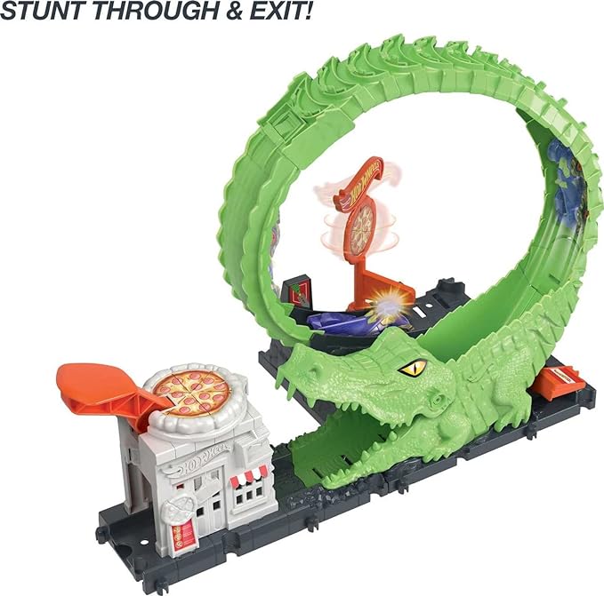 Buy Hot Wheels City Nemesis Gator Pizza Shop | Yallatoys.com