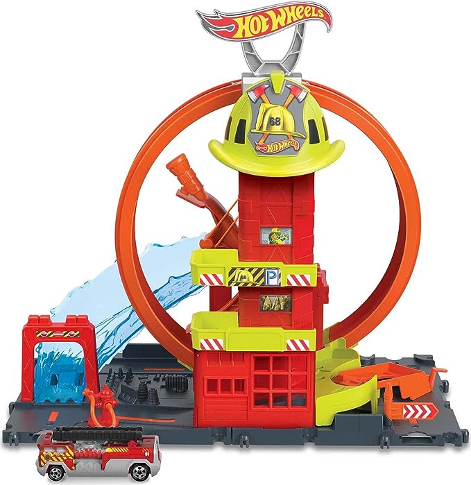 Buy Hot Wheels City Super Fire Station Station | Yallatoys.com