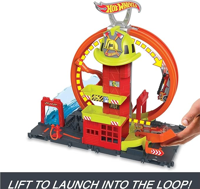 Buy Hot Wheels City Super Fire Station Station | Yallatoys.com