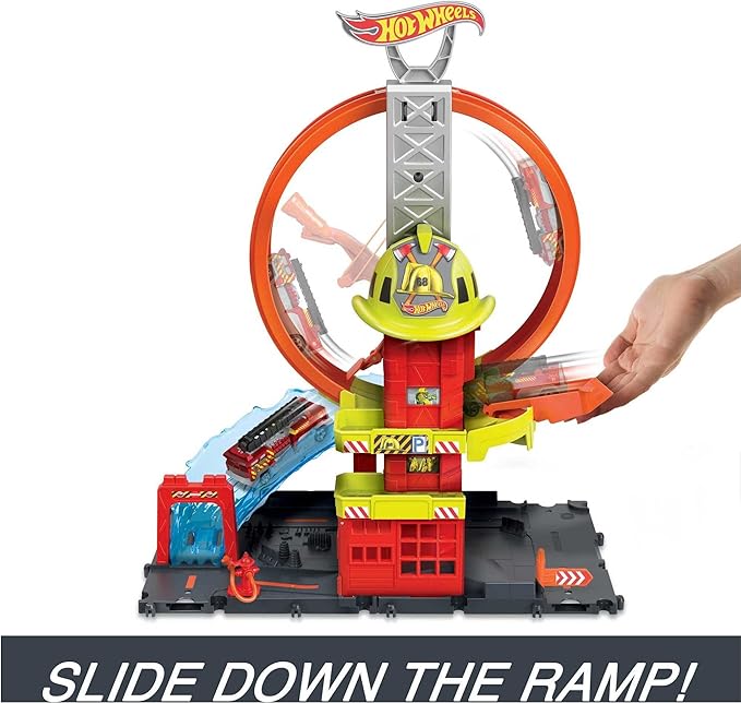 Buy Hot Wheels City Super Fire Station Station | Yallatoys.com
