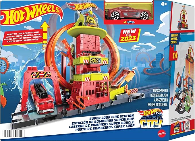 Buy Hot Wheels City Super Fire Station Station | Yallatoys.com