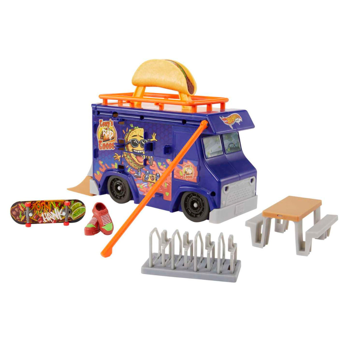 Buy Hot Wheels Skate Tonys Taco Truck Play Case | Yallatoys.com